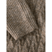 NAME IT Striktrøje Linda Taupe Gray